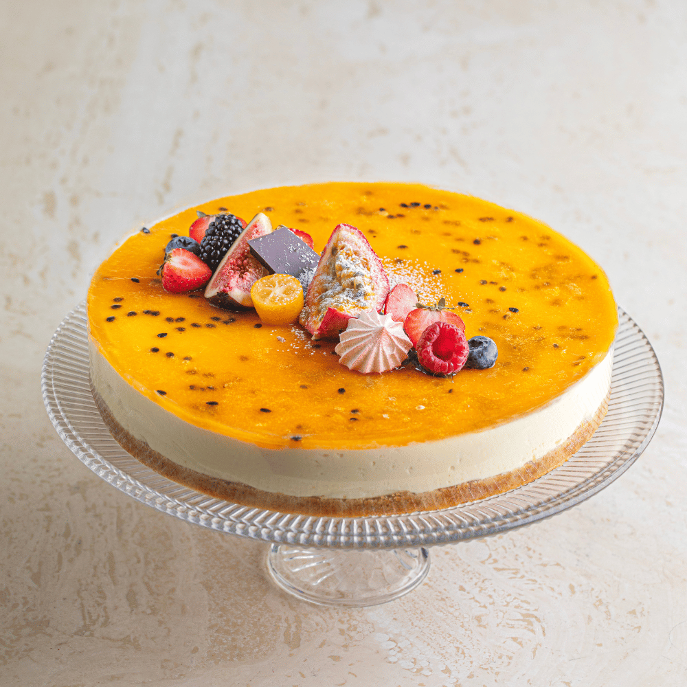 Ostekake pasjonsfrukt