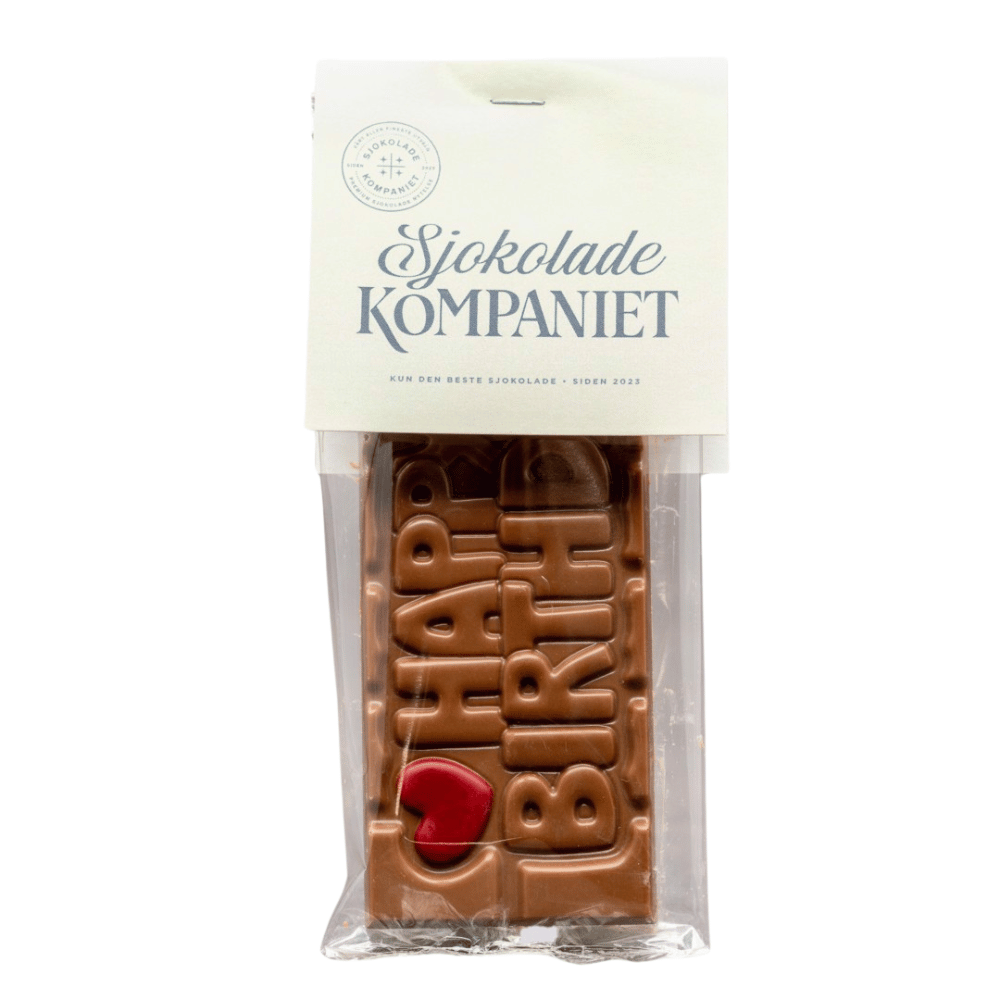 Happy Birthday Sjokolade